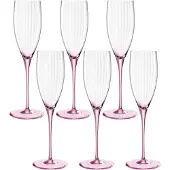 Leonardo Sektgläser Poesia Rosa 250ml (Set von 6 Stück)