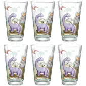 Leonardo Wasserglas Bambini Avventura Dino 300 ml (6er Set)