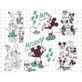 Komar Vliestapete "Digitaldruck Vlies - Mickey and Friends - Größe 350 x 280 cm" bedruckt glatt Kinderzimmer