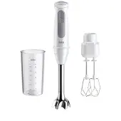 Braun Stabmixer "MultiQuick 5 MQ 50501 M - 1000 W, 21 Geschwindigkeiten, Handmixer" 1000 W Spritzschutz, Extra Mahlklinge, Mixer, spülmaschinenfest