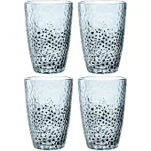 Leonardo Longdrinkglas Matera Blau 340ml (Set von 4 Stück)