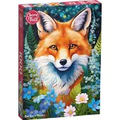 CherryPazzi Red Fox in Flowers Puzzle 1000 Teile