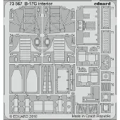 Eduard B-17G cockpit interior for Airfix