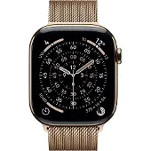 Apple Watch Milanaise-Armband - Gold (46 mm, M/L)