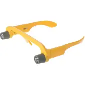 Indexa Leucht-Brille mit Standard Krypton Birnchen inklusive 4x AAA Micro LR03 Batterien
