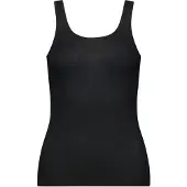 Mons Royale Womens Folo Merino Tank black (1) S