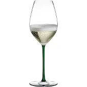 Riedel Fatto A Mano Schaumweinglas Chamapagner Grün