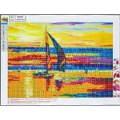 Centrum Diamond Painting 30*40cm. SOLSIKKER