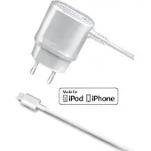Celly Wall Charger Lightning white