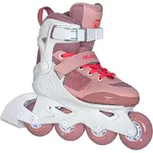 Powerslide Rocket Adjustable Inline-skates Rosa EU 33-36 Herren,Damen Rosa EU 33-36