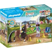 Playmobil Pferdesprung Mit Zoe Und Blaze-konstruktionsspiel
