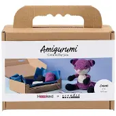Creativ Company Hobby-Set Amigurumi, Fuchs, Schwarz, Pflaume, 1 Box