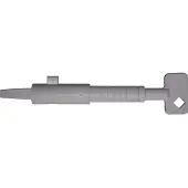ABUS B8 – 1-Zylinder Kunststoff, Weiss