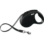 Flexi New Classic S Gurtleine 5 m Schwarz