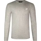 SikSilk Langarmshirt Essentials Long Sleeve T-Shirt