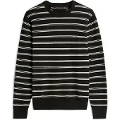 Tommy Hilfiger Pullover Seasonal MW0MW41643 Schwarz Regular Fit