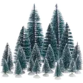 Santaville Bäume aus Kunststoff in Beutel 31 cm 21 Stück (tweekleurig)