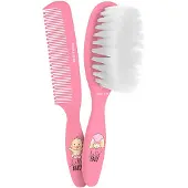 Beter Baby Brush And Comb Set Pink 1 St
