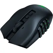 Razer Naga V2 Pro, rechts, Optisch, RF Wireless + Bluetooth + USB Type-C, 30000 DPI, Schwarz