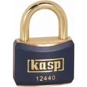 Kasp K12440BLUD Hængelås 40 mm Forskellige Gyldengul Nøglelås