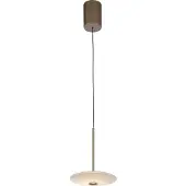 Paul Neuhaus Hängelampe Elipsa, dimmbar, bronze / altmessing, für Wohn- / Esszimmer, Glas