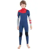 Hurley Advant 3/2 Mm Junior Neoprenanzug Mit Langen Ärmeln Und Reißverschluss Auf Der Brust