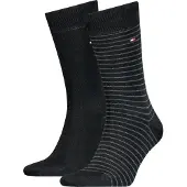 Tommy Hilfiger Socken "TH MEN SMALL STRIPE SOCK 2P" 2 Paar, 2 Stk. tlg. -Branding