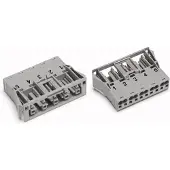 Wago 770-745/060-000 Netz-Steckverbinder WINSTA MIDI Buchse, gerade Gesamtpolzahl: 5 25 A Grau 100 St.