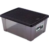 Stefanplast Elegance, Aufbewahrungsbox, Braun, Rechteckig, Einfarbig, Universal, Braun