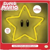 Super Mario Super Star Wall Mountable LED Neon Light