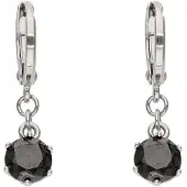 NAEMI Women Earrings in Silver Black | Gr.: onesize