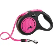 Flexi New Neon M Gurtleine 5 m Pink