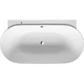 Duravit Whirlwanne LUV 1800 x 950 mm, Vorwandversion, 2 Rückenschrägen, weiß Air-System