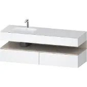 Duravit Einbauwaschtisch-Möbel-Set Qatego 160x50x60cm, Kon-WTU, B, B l, T m/we ma