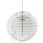 Tom Dixon Press Pendelleuchte Mini Sphere 2700K Clear - , Press Sphere, dimmbar, Transparent, für Wohnzimmer, Glas, Design