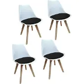 HTI Stuhl Atlanta Webstoff 4er-Set