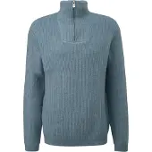 QS -qs Pullover Blue Grey Größe: S | Pullover Outlet | Herren | Blau