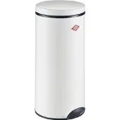M. Westermann & Co. GmbH Wesco Tretabfallsammler Gastro 127, Treteimer, Abfallsammler, Mülleimer, Stahlblech, Weiß, 22 L, 127531-01