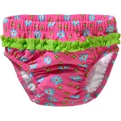 Playshoes UV-Schutz Windelhose Blumen in Pink | Gr.: 74/80