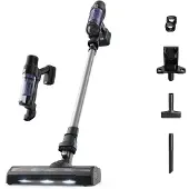 Rowenta RH6A35, 2-in-1-Stabstaubsauger, Beutellos, Violett, Silber, Rechteckig, Trocken, Zyklonal