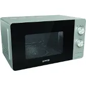 Gorenje MO17E1S, Über den Bereich, Solo-Mikrowelle, 17 l, 700 W, Drehregler, Schwarz, Edelstahl