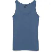 Vero Moda Tanktop "VMLULU LONG TANK TOP JRS GA NOOS" Baumwollmischung, regular fit