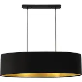 Lux.pro Design Hängeleuchte Pendelleuchte 2-flammig Hängelampe Leuchte Stoff []