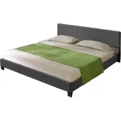 Corium Textil Doppelbett Polsterbett 180x200cm Bettgestell Bett Lattenrost Stoff