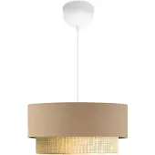 Lux.pro Hängeleuchte ’Loughborough’ 1 x E27 Beige / Gelb