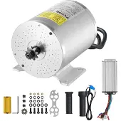 Vevor 1800 W elektrischer bürstenloser Gleichstrommotor-Bausatz – 48 V 4500 U/min Elektromotor mit verbessertem Drehzahlregler &amp; Gasgriff-Bausatz für Go Karts E-Bike Motorrad Roller Heimwerker