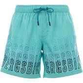 Bikkembergs Hellblaue Polyester-Badehose für Herren