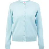 Mymo Strickjacke Damen hellblau