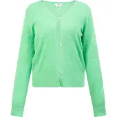 Mymo Strickjacke Damen hellgrün