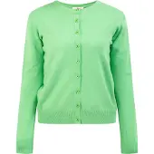 Mymo Strickjacke Damen hellgrün
